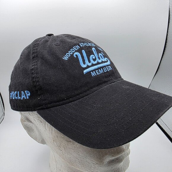 Adidas Wooden Athletic Fund UCLA Member Adjustable Hat Black Casual Outdoors - Picture 1 of 9